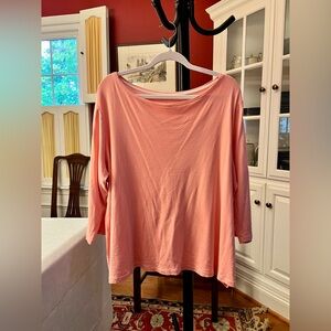 Talbots Coral Long Sleeve Women's Top